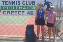 Χάλκινο μετάλλιο για την Εμμανουέλα Βαγιωνά στο Tennis Europe Ptolemaida U12