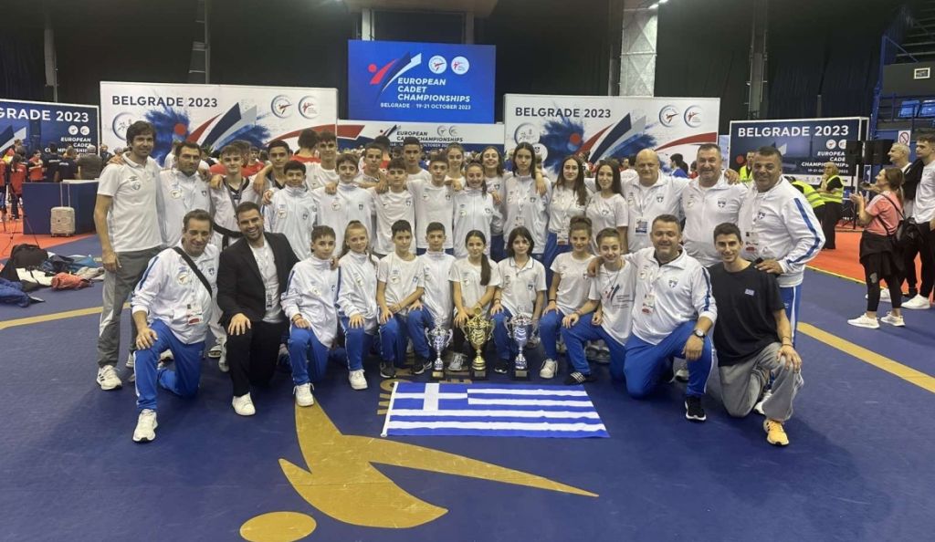 Tae Kwon Dο: Πρώτη η Ελλάδα στη γενική κατάταξη του Ευρωπαϊκού πρωταθλήματος παίδων-κορασίδων