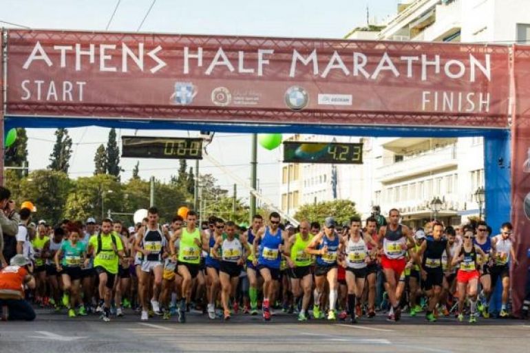 Δυναμικό παρών των αθλητών του βορείου Αιγαίου στον Ημιμαραθώνιο της Αθήνας