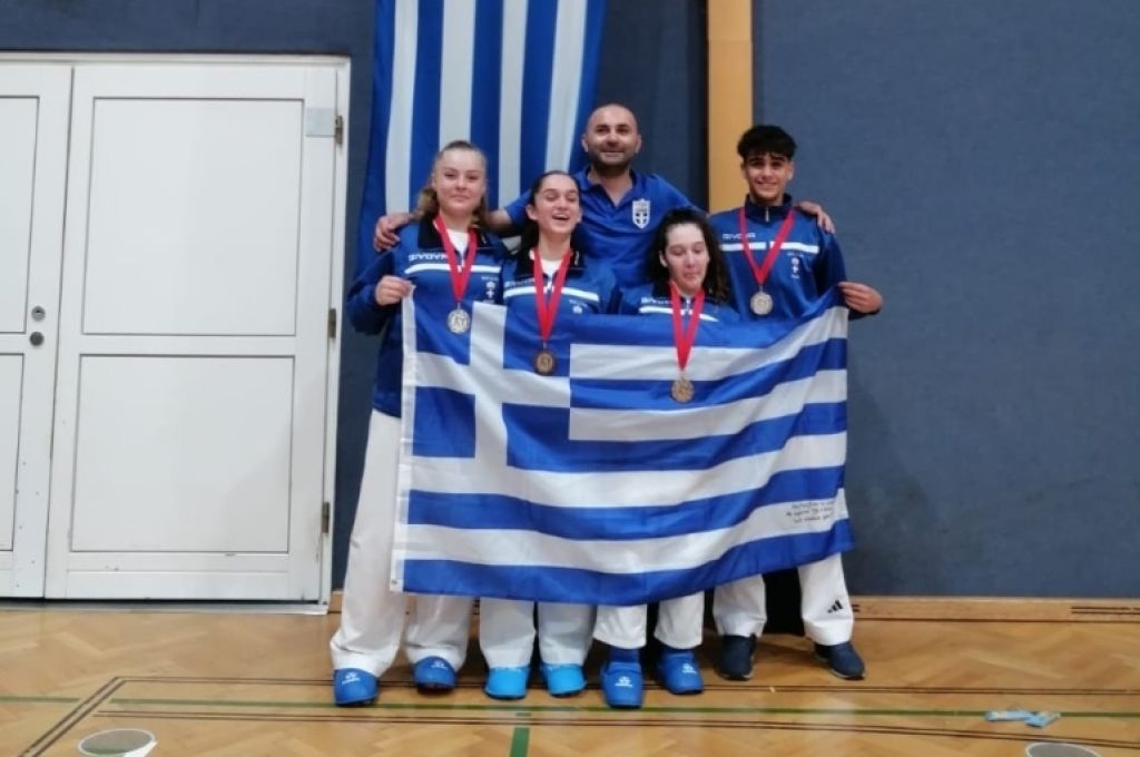 Τέσσερα μετάλλια για τον Αθλητικό Σύλλογο Καράτε Λέσβου στο Διεθνές Τουρνουά
