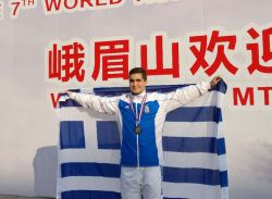 Κλάβας από ασήμι στο Παγκόσμιο Πρωτάθλημα Κουνγκ Φου
