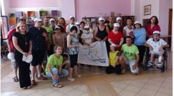To κέντρο «Κυψέλη» επισκέφθηκε ο Σύλλογος Lesvos Runners