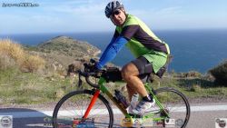 Ο Παναγιώτης Λουλαδέλλης στο Brevet 200 «Cycling For Autism» της Χίου