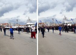 Στην παρέλαση ο ΝΟΜ με σκάφη και κουπιά